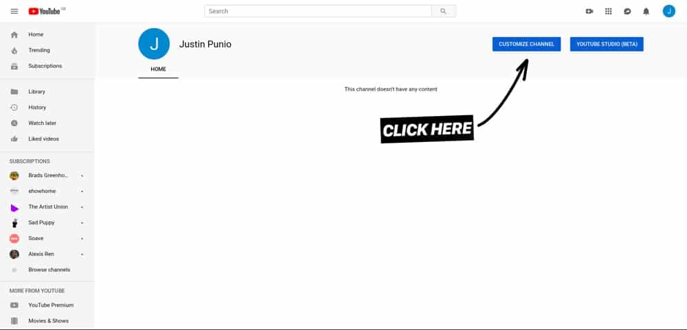 Customize Channel
