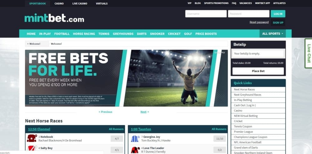 Mintbet Welcome Offer