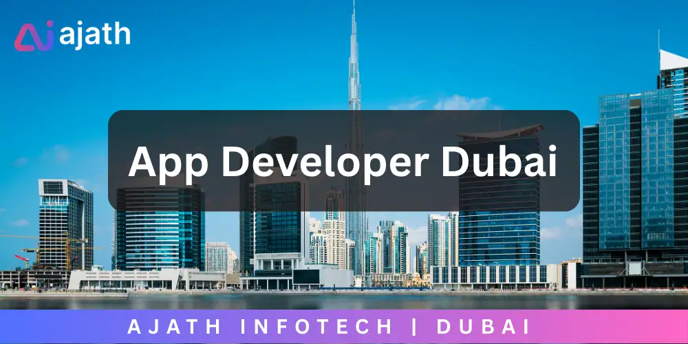 Professional app developer in Dubai creating custom mobile applications
