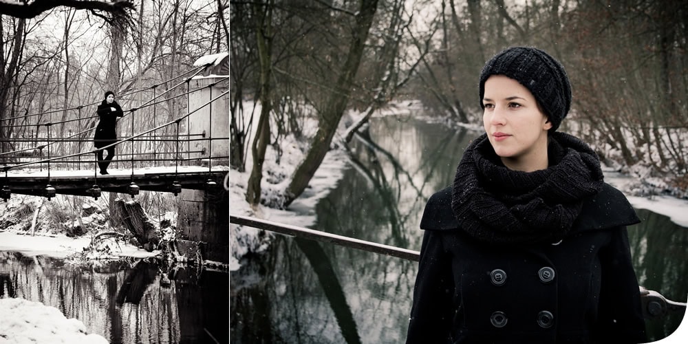 Portrait Lifestyle Bilder im Schnee