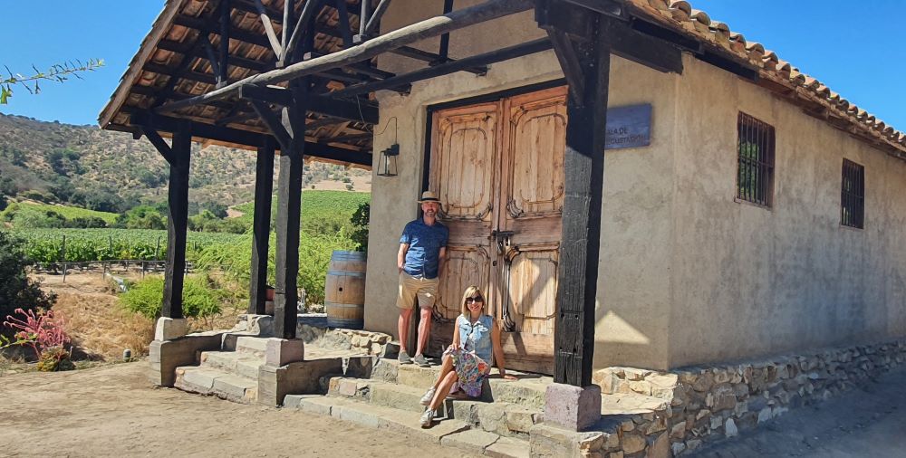 The lovely Clos de Luz winery tasting room