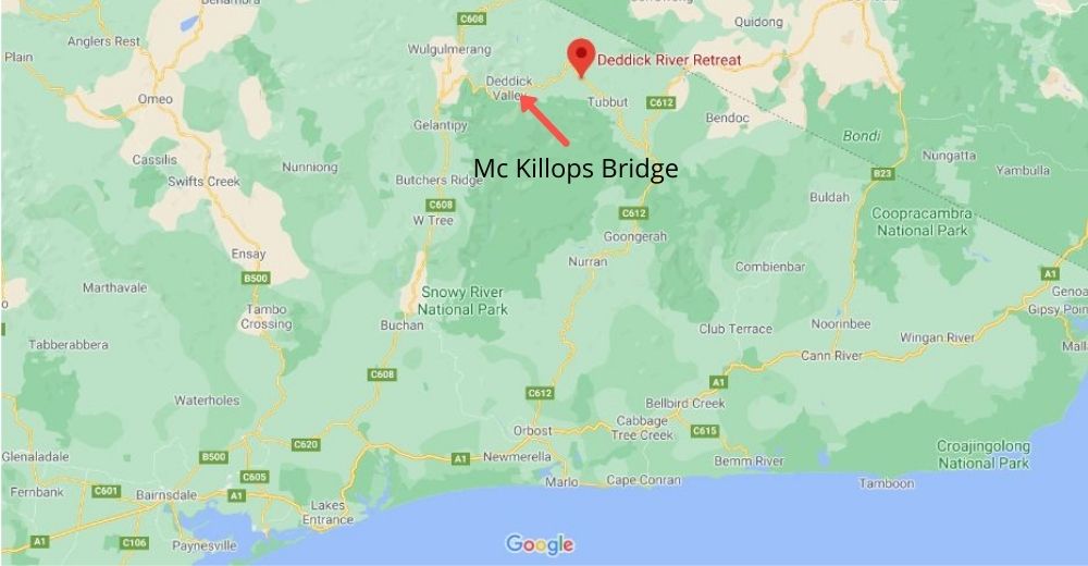 McKillops Bridge and Deddick Valley Retreat, Snowy River National Park, Australia