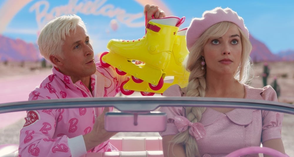 barbie film rollerblades