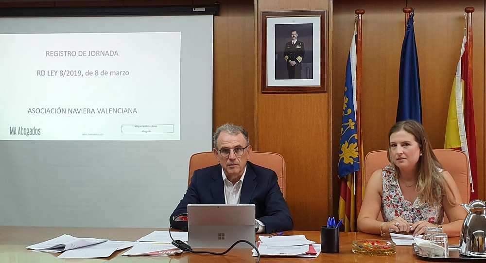 Jornada De La Asociación Naviera Valenciana Sobre Registro De Jornada