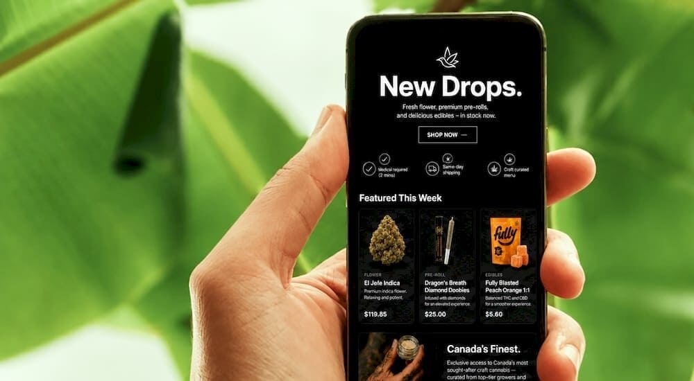 Dispensary cannabis menu: