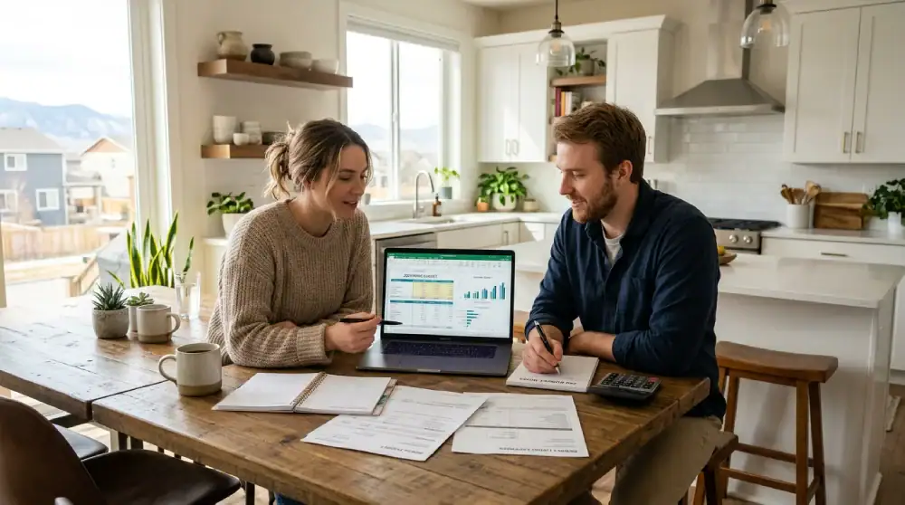 Denver homebuyers calculating mortgage affordability and monthly payments in 2026 housing market