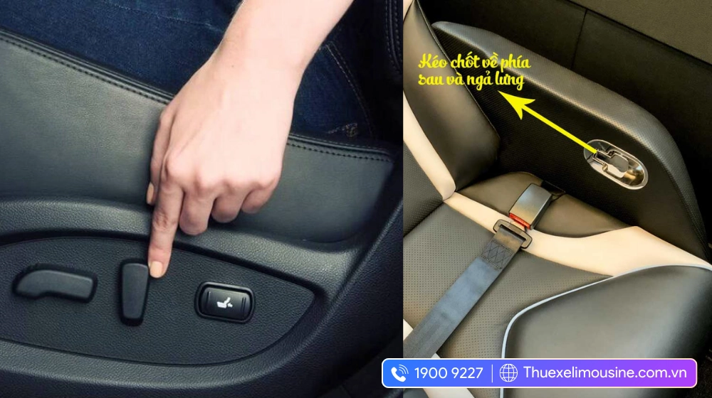 Cách ngả ghế xe Limousine thông thường và chuyên tuyến