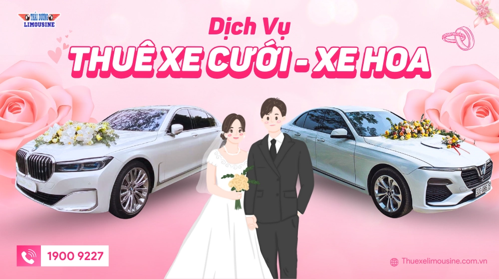 Bảng giá cho thuê xe cưới tại TPHCM, trọn gói trang trí