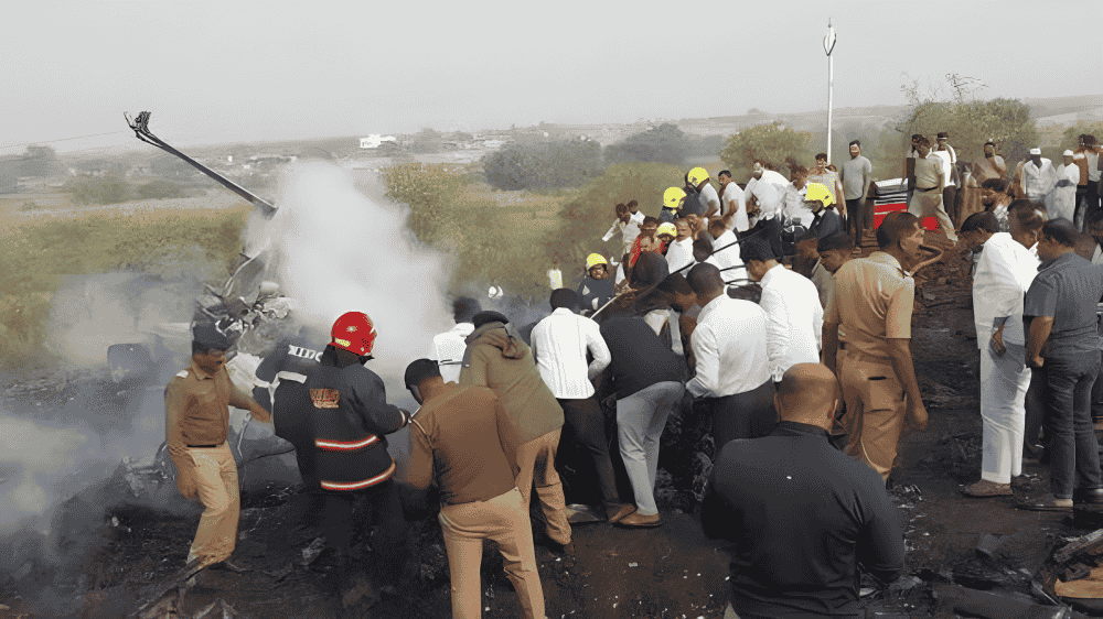 Ajit Pawar Dies in Plane Crash Near Baramati, Nation in Shock