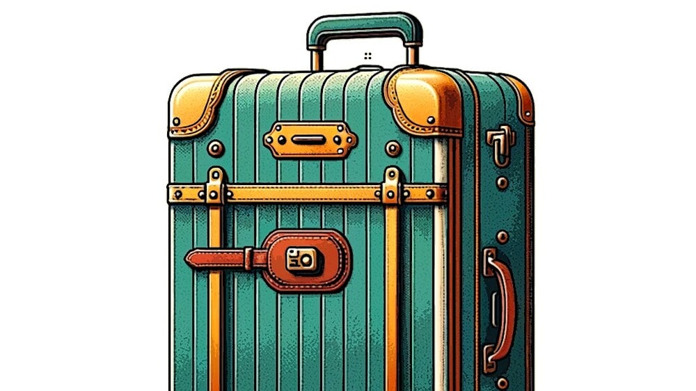 suitcase for first night