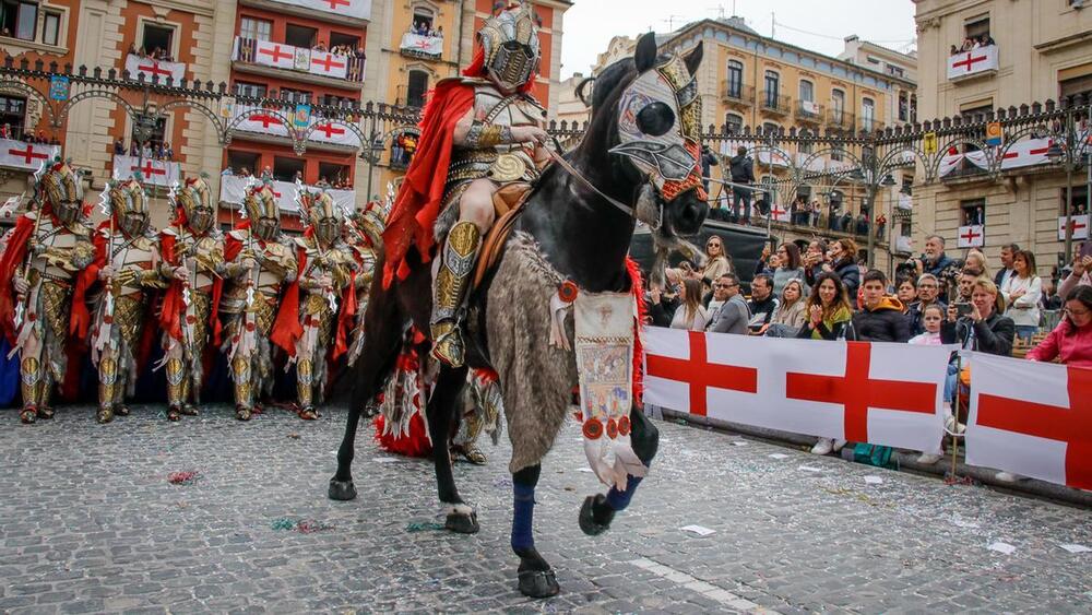Entrada fiestas Moros y cristianos Tuserco