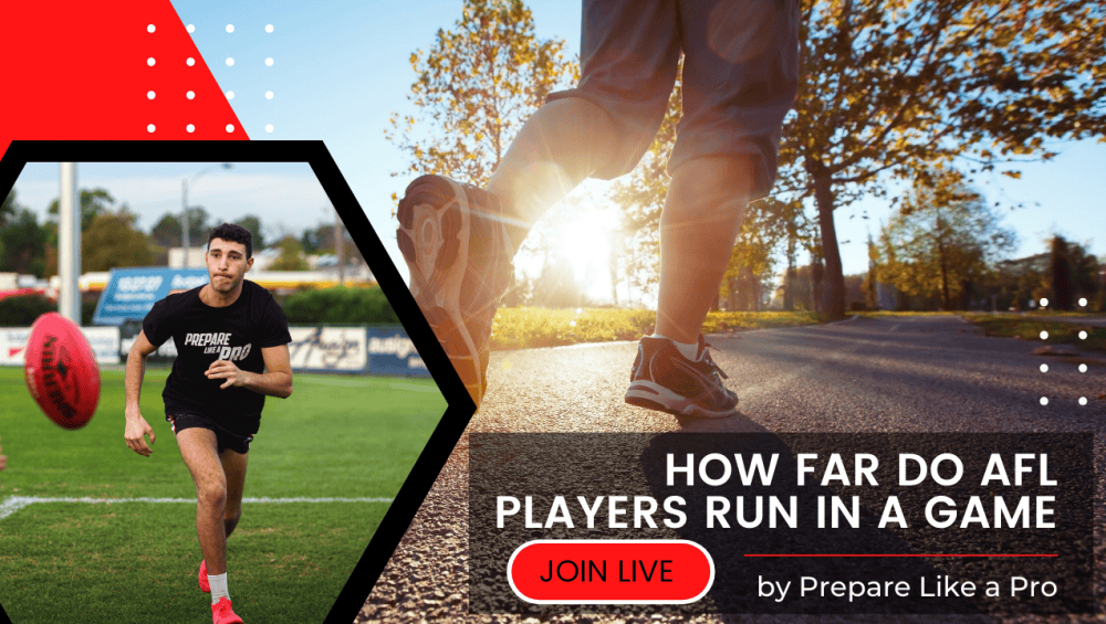How far do afl players run in a game