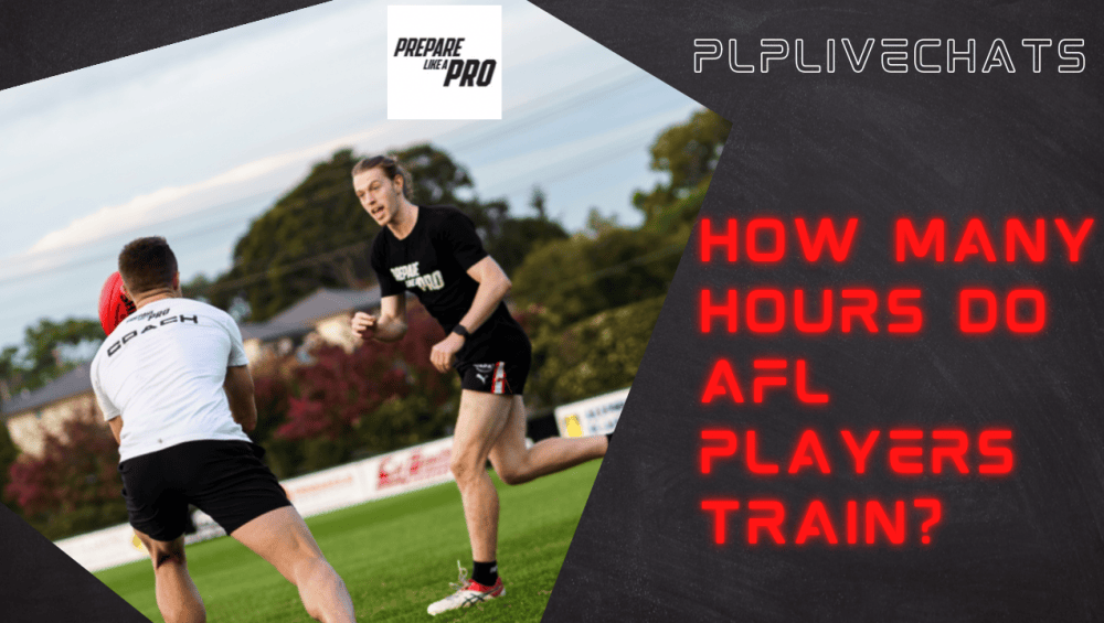 How many hours do AFL players train in season