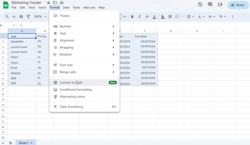 How-to-Use-Convert-to-Table-to-Create-One-Click-Tables-on-Google-Sheets