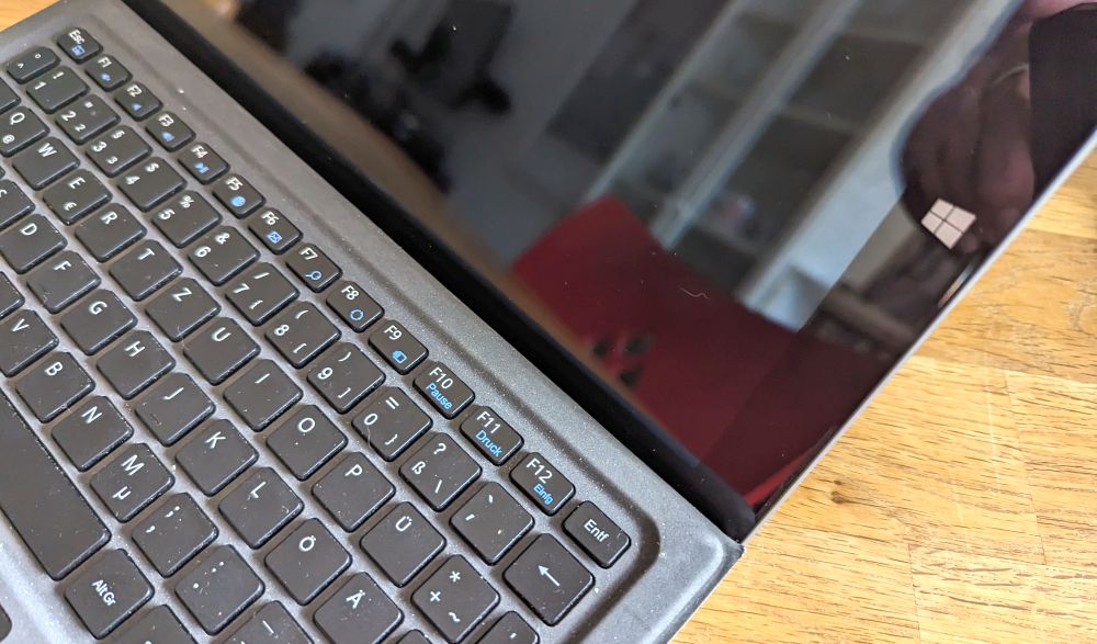 Windows-Tablet auf Linux umgestellt und verschenkt (Foto: Digisaurier)