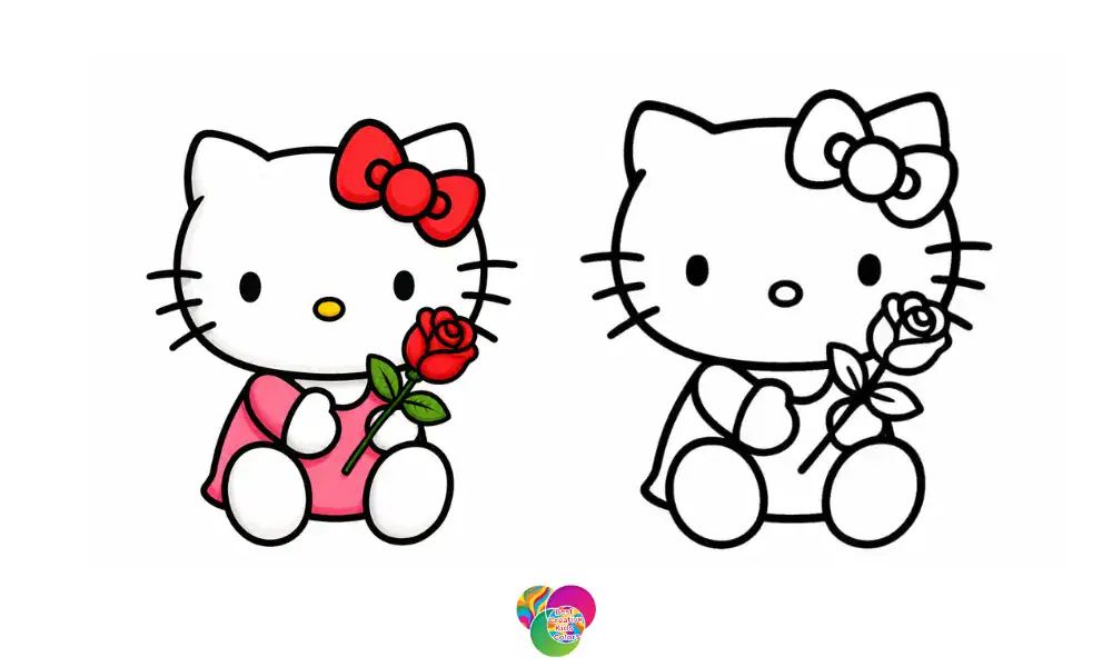 28+ Free Hello Kitty Valentine’s Day Coloring Pages | Color Online