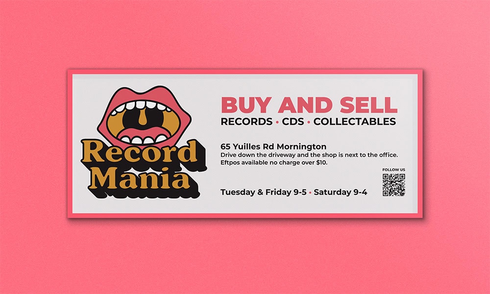 Record Mania Signage2