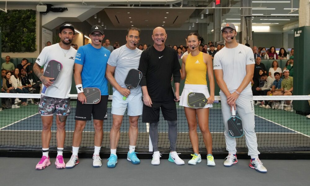 Exciting Pickleball Showdown with Agassi & Top Pros at Life Time PENN 1 in NYC - A Major Sports Event!
