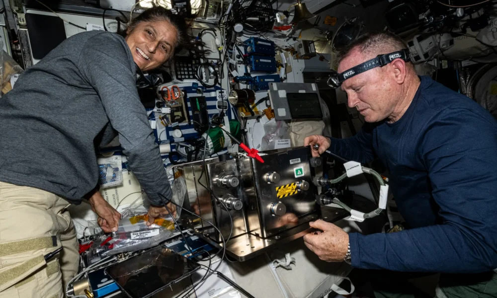 Butch Wilmore and Suni Williams