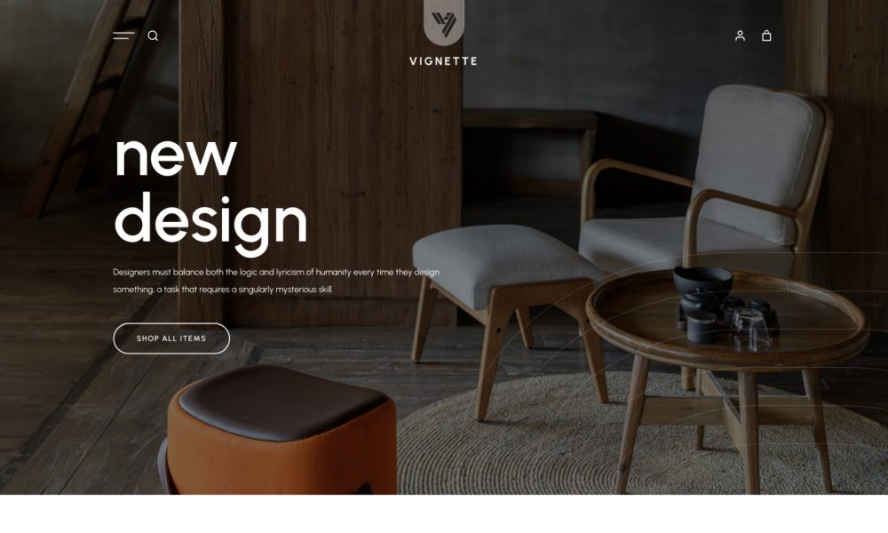 Vignette - Minimal Interior Design Wp WooCommerce theme