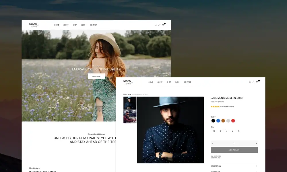 Swag ecommerce theme