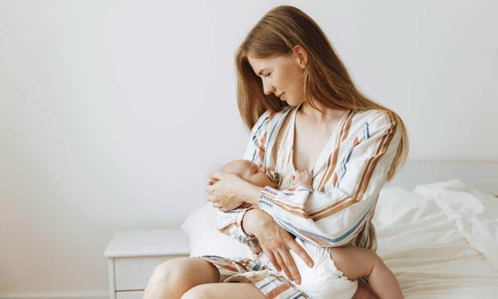 Mama Linc Mother Holding 4 Month Old Baby Trying to Get to Sleep