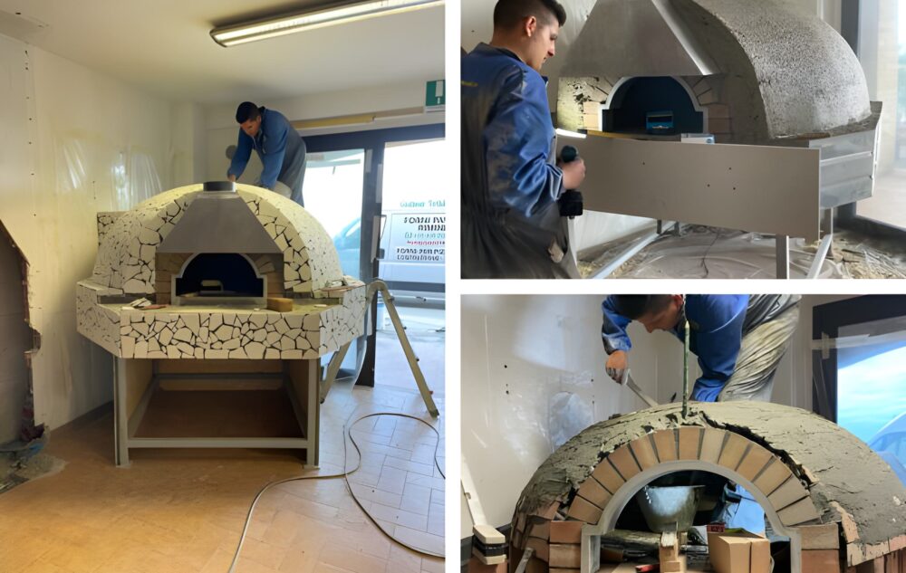 Forni Pavesi Rimini costruisce un forno a cupola su misura a Corridonia
