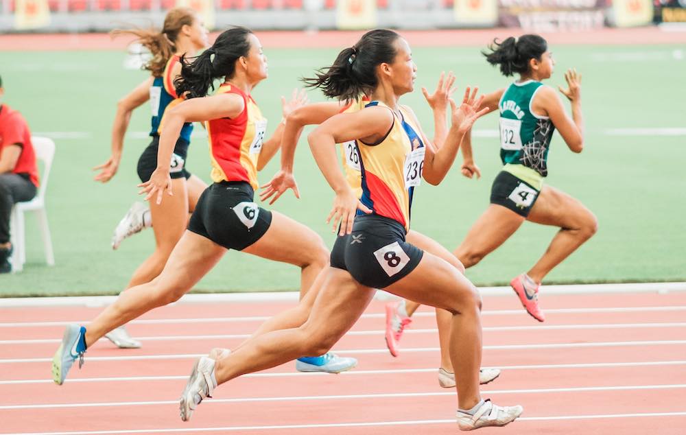 women in sports track