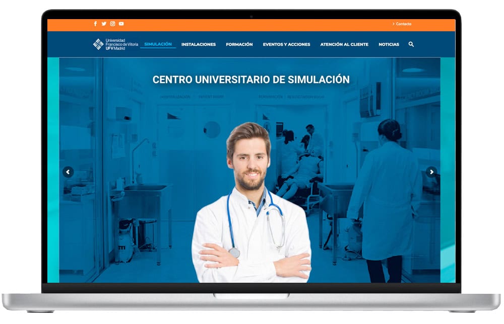 Desarrollo Microsite Formación UFV | Carlos Pinar