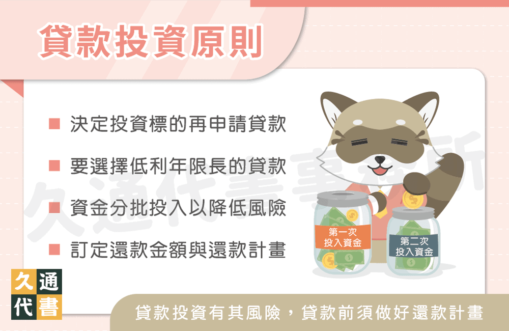 貸款投資原則〖久通代書〗