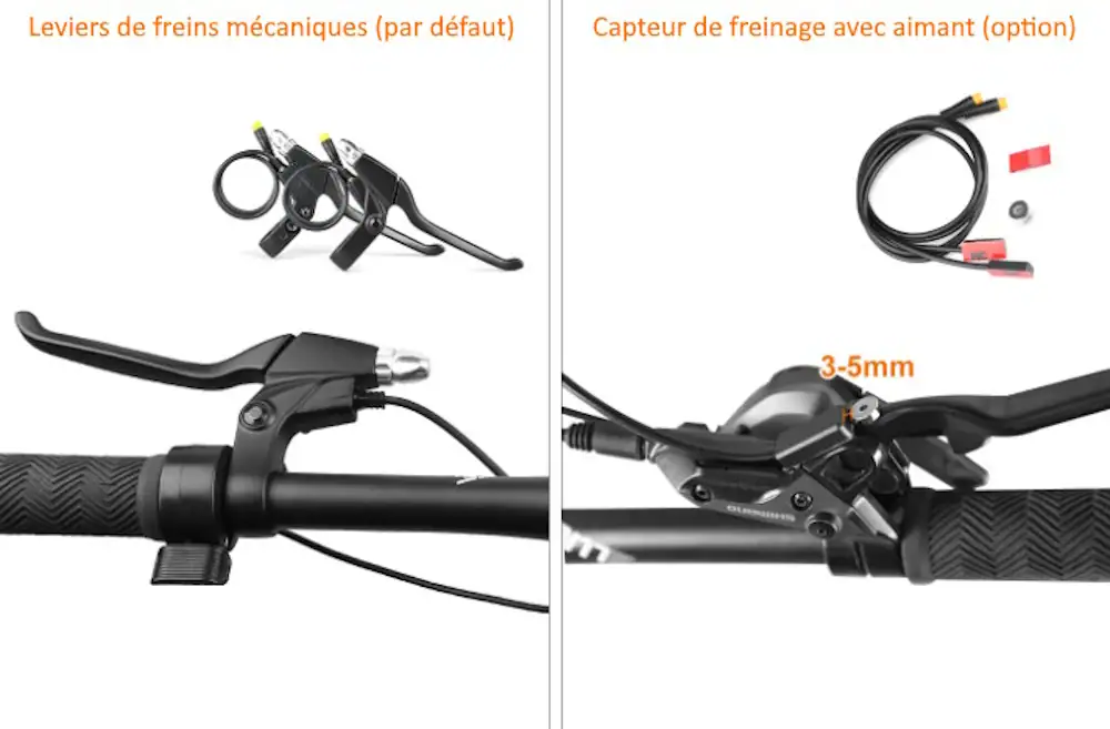 capteur freinage ou levier bafang