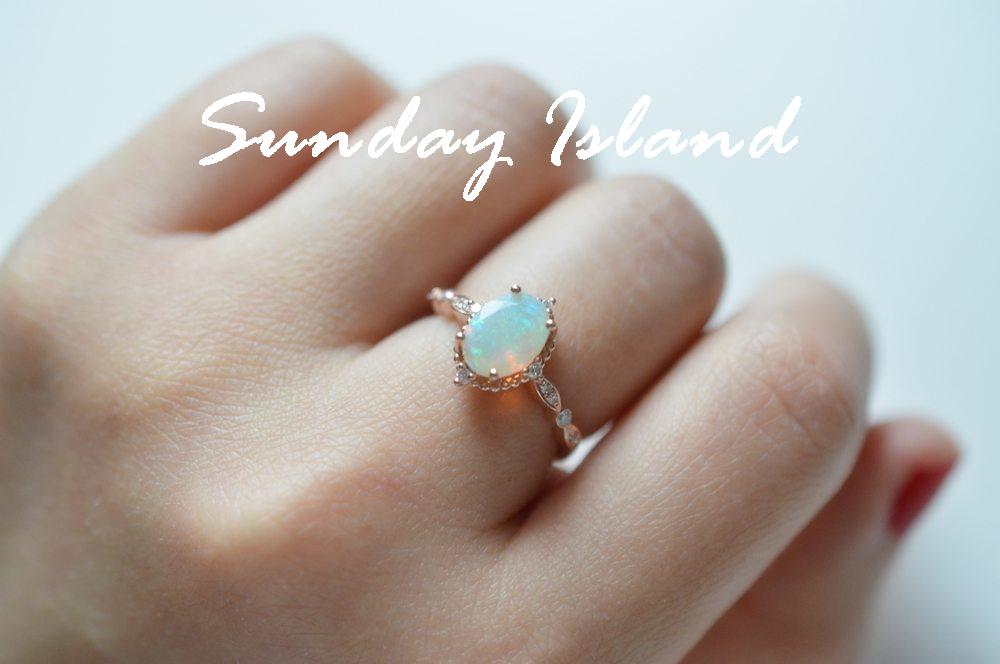 Oval Ethiopian Opal Ring - Clara - Image 8