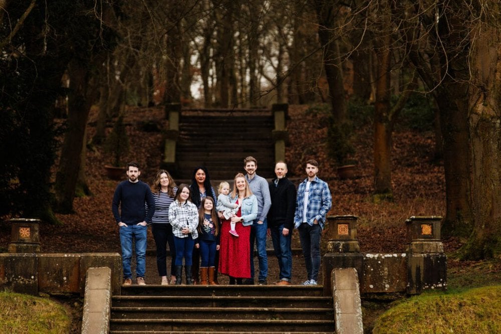Gawthorpe Hall Large Family Group Photo