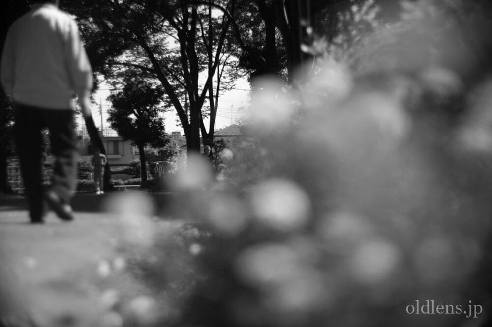 PO2-2M 75mm f2 Revew 作例 flowor 花 人物 man モノクロ 白黒 エモい画像写真展 