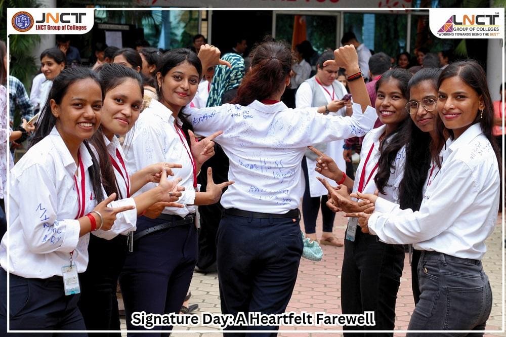 Signature Day during a student farewell as MBA students