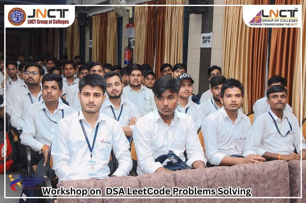 Workshop on DSA and LeetCode Problem Solving! at JNCT Bhopal