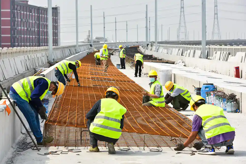 Workers construction in GBA