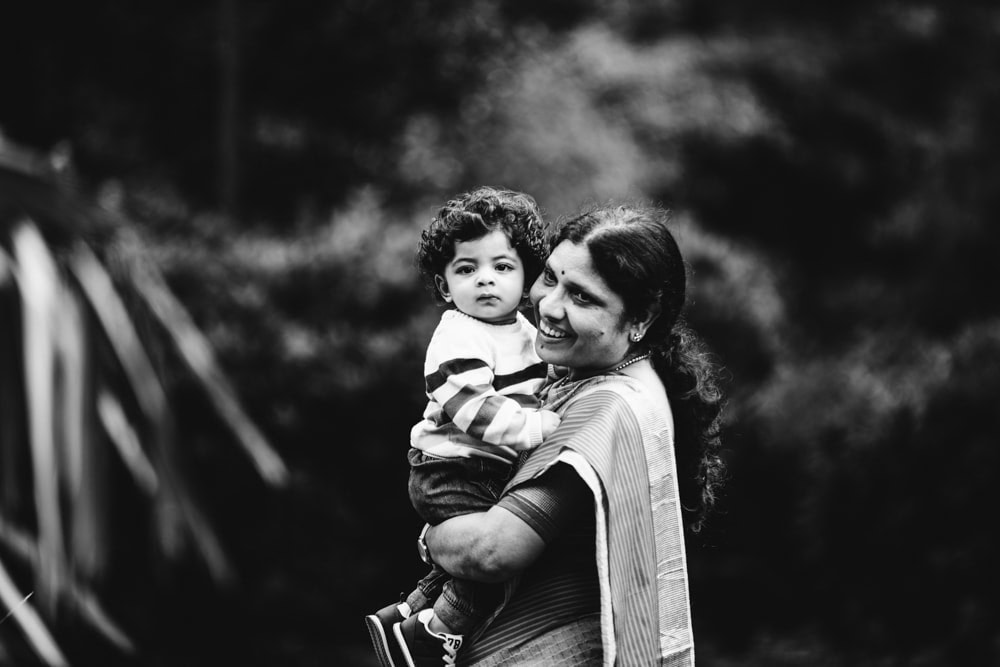 grandson and grandma at hyde park during a photoshoot