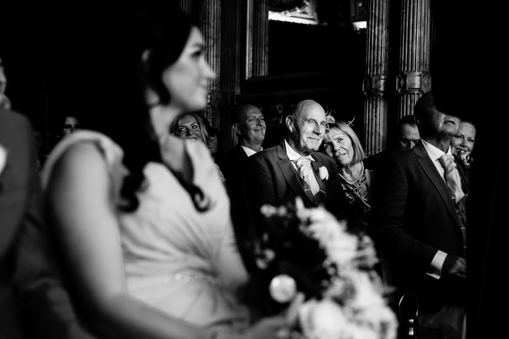 guests at a wedding