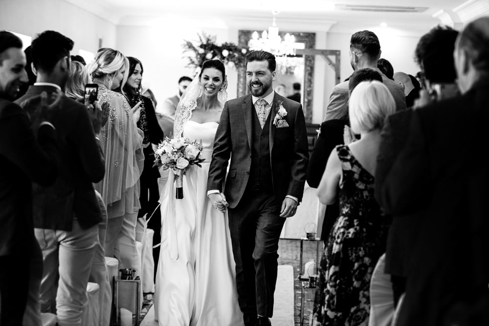etop grange wedding aisle