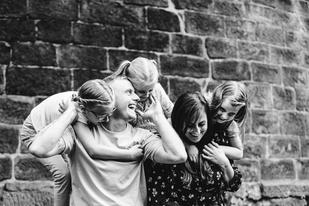family enjoying worsley