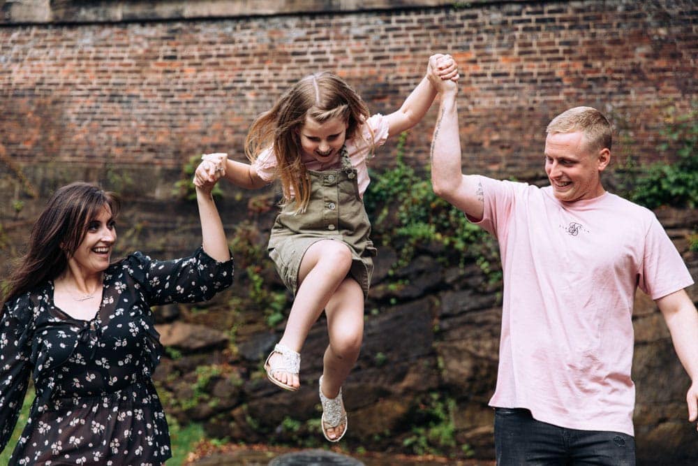 having some family fun in worsley