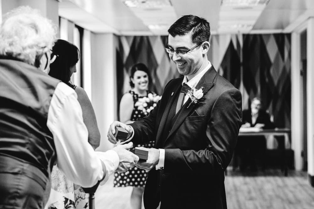 wedding at Heron House Registry Office