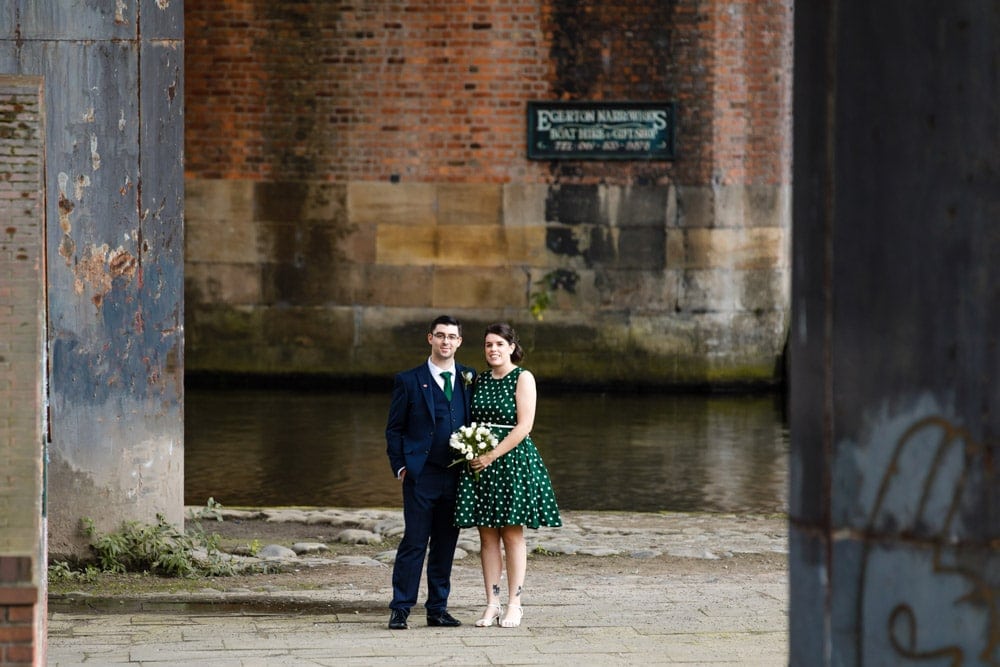 bridal portraits in castlefield