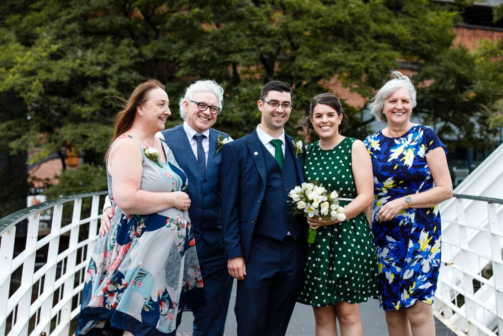 eleopment wedding in manchester confetti in castlefield