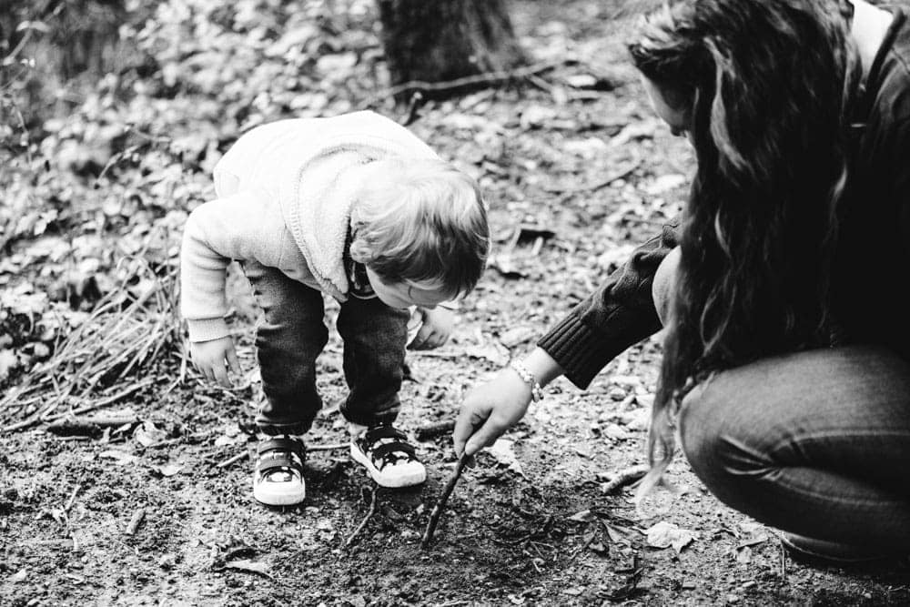 baby son with mum and dad