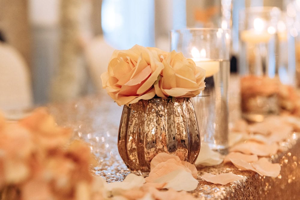 Wedding breakfast at mottram hall cheshire