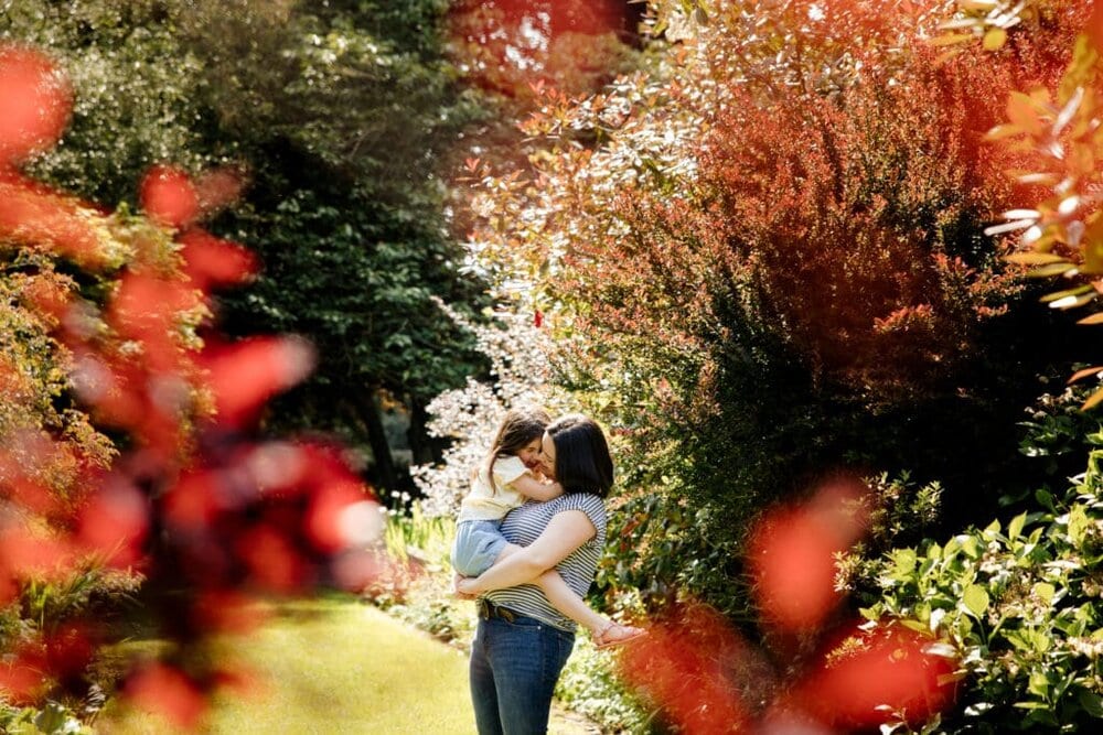 Walkden Gardens filled with fun and laughter during a family portrait photoshoot