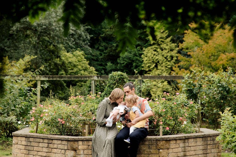 Family photoshoot at fletcher moss in didsbury by er photography