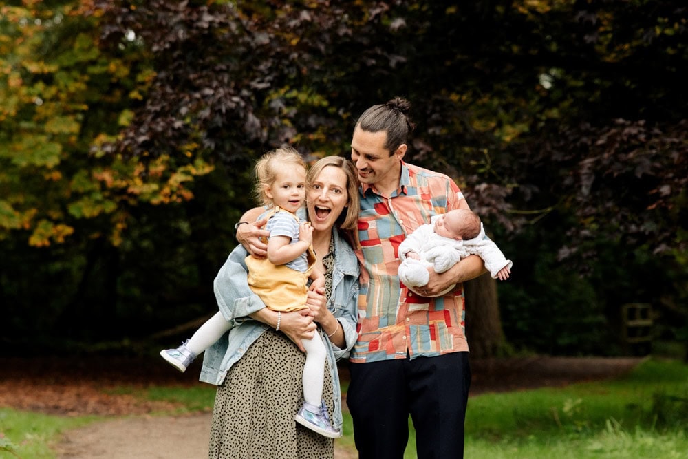 Family photoshoot at fletcher moss in didsbury by er photography